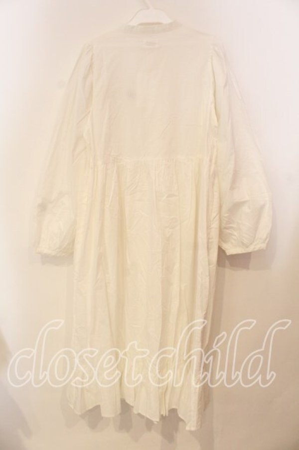 画像2: merry jenny / タックとリボンのブラウスワンピース F シロ O-25-12-29-013-LO-OP-OW-OS (2)