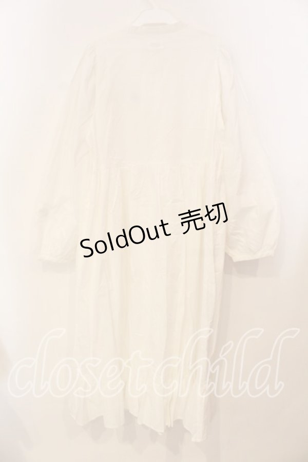 画像2: merry jenny / タックとリボンのブラウスワンピース F シロ O-25-12-29-013-LO-OP-OW-ZT483 (2)