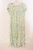 画像1: Franche Lippee / 総柄カットワンピース M グリーン O-25-12-29-014-LO-OP-OW-OS (1)