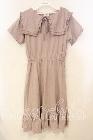 画像: merry jenny / フリルセーラーカラーカットワンピース F ピンク O-25-12-29-017-LO-OP-OW-OS