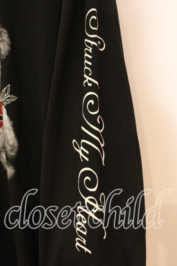 画像2: LISTEN FLAVOR / ハートベアセーラートップス F ブラック O-25-12-29-022-PU-TO-OW-OS (2)