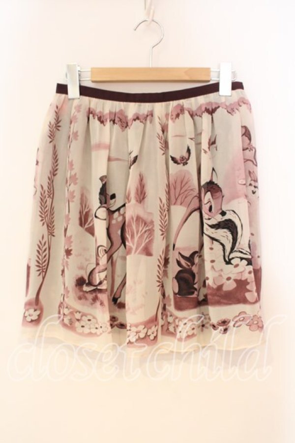 画像1: あちゃちゅむ / バンビスカート  パープル系 O-25-12-29-033-PU-SK-OW-OS (1)