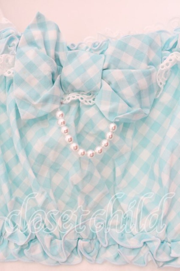 画像2: Angelic Pretty / ギンガム切替キャミソール  シロ×サックス O-25-12-30-033-AP-TO-IG-OS (2)