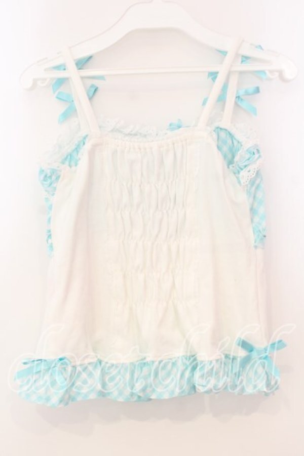 画像4: Angelic Pretty / ギンガム切替キャミソール  シロ×サックス O-25-12-30-033-AP-TO-IG-OS (4)