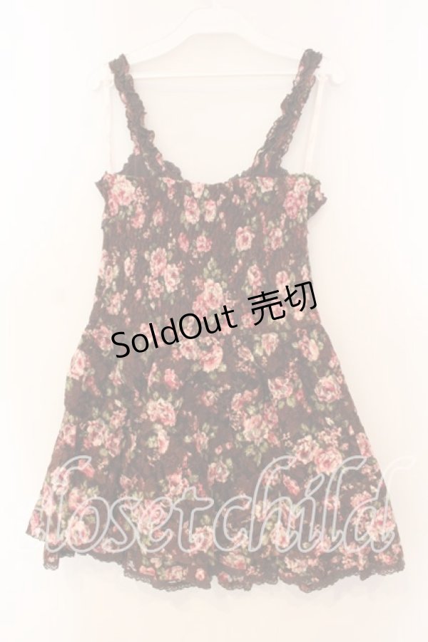 画像4: LIZ LISA / 起毛レースレースアップワンピース  ブラウン O-25-12-30-034-LO-OP-IG-OS (4)