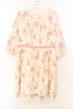 画像: LODISPOTTO / フラワーワンピース  ピンク O-25-12-30-035-LO-OP-IG-OS