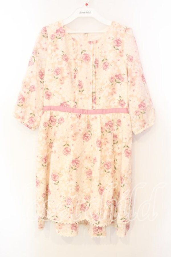 画像1: LODISPOTTO / フラワーワンピース  ピンク O-25-12-30-035-LO-OP-IG-OS (1)