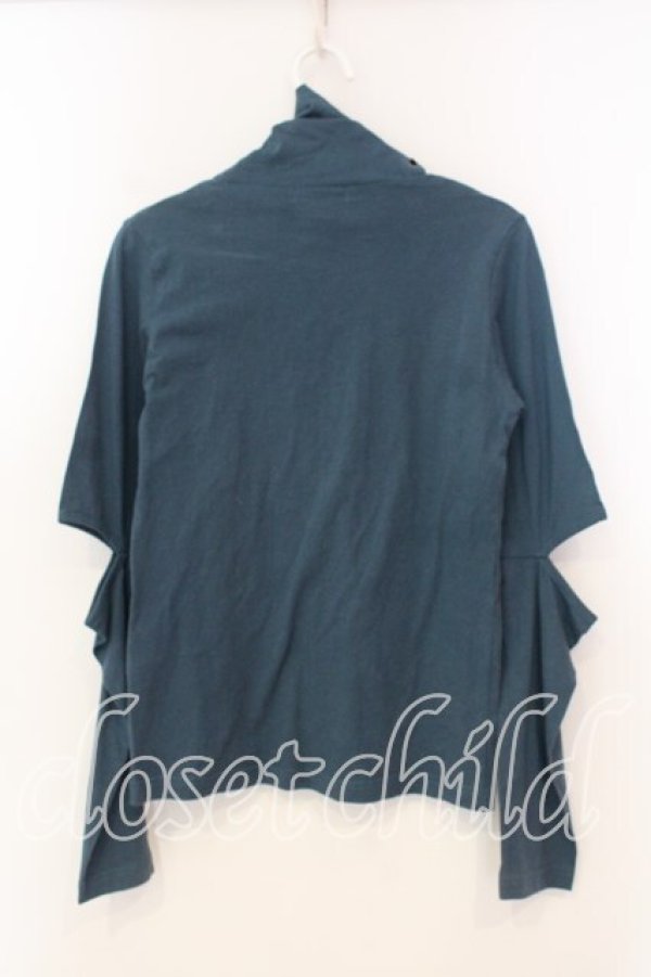 画像3: PEACE NOW / カットハイネックカットソー  ターコイズ O-25-12-30-049-PU-TO-IG-OS (3)