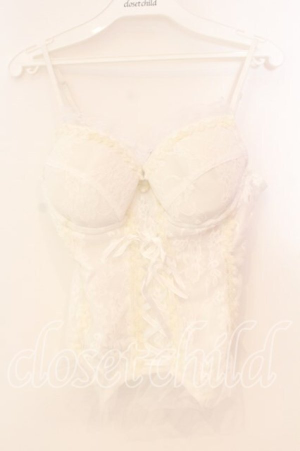 画像1: ACDC RAG / 1 ビスチェ  ホワイト O-25-12-30-050-PU-TO-IG-OS (1)