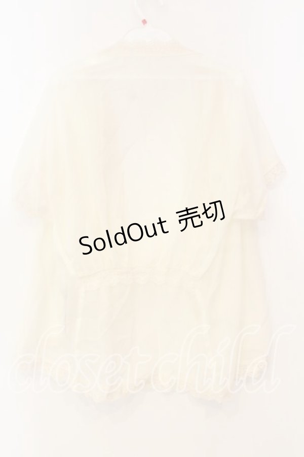 画像2: Favorite / シフォンボレロ  アイボリー O-25-12-30-054-LO-TO-IG-OS (2)