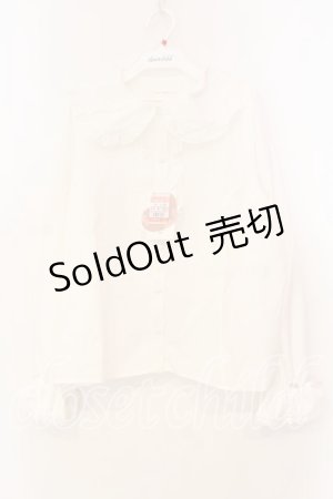 画像: m petit by misako / AM マルエリフリルブラウス M シロ O-25-12-30-057-LO-BL-OW-OS