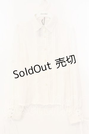 画像: DESTINY AXES / ラメタックブラウス M シロ O-25-12-30-058-0-TO-OW-OS