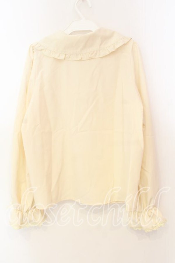 画像2: m petit by misako / AM マルエリフリルブラウス M アイボリー O-25-12-30-059-LO-BL-OW-OS (2)