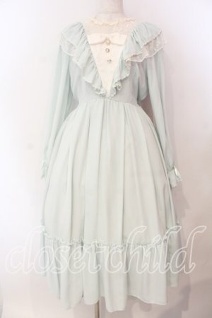 画像: axes femme Kawaii / ヴィンテージシフォンワンピース  ミント O-25-12-30-064-AX-OP-IG-OS