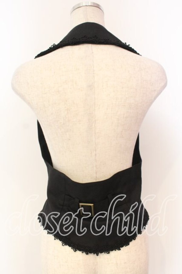 画像4: ALICE and the PIRATES / トリノットベスト  ブラック O-25-12-30-065-PA-TO-IG-OS (4)