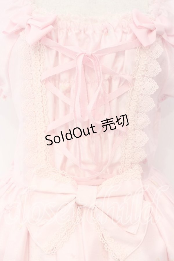 画像2: BABY,THE STARS SHINE BRIGHT / ジュエルツリーブーケ柄ワンピース  ピンク O-25-12-30-006-BA-OP-YM-OS (2)