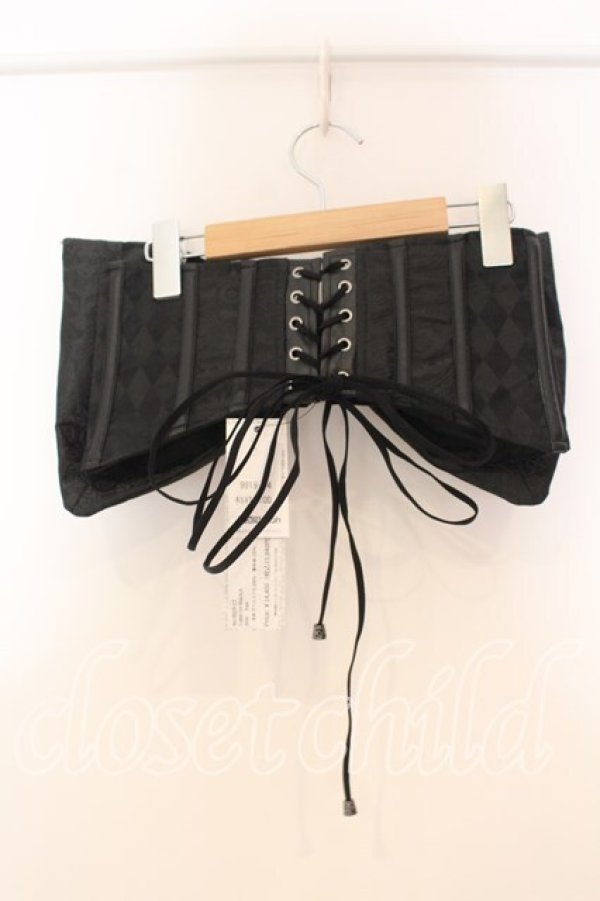 画像3: Qutie Frash / リボン帯コルセット  ブラックA O-25-12-30-073-QU-TO-OW-OS (3)