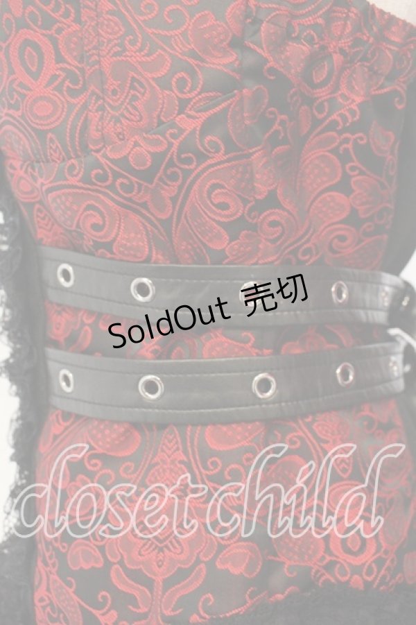 画像4: Qutie Frash / コルセットキャミ  レッド O-25-12-30-076-QU-TO-OW-OS (4)