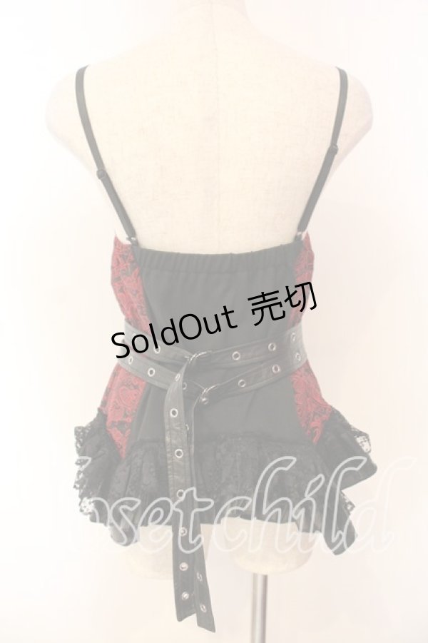 画像5: Qutie Frash / コルセットキャミ  レッド O-25-12-30-076-QU-TO-OW-OS (5)