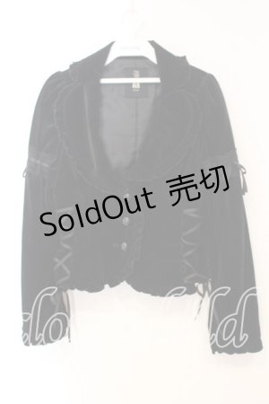 画像: BPN / スピンドルベロアジャケット M ブラック O-25-12-30-077-GO-JA-IG-OS