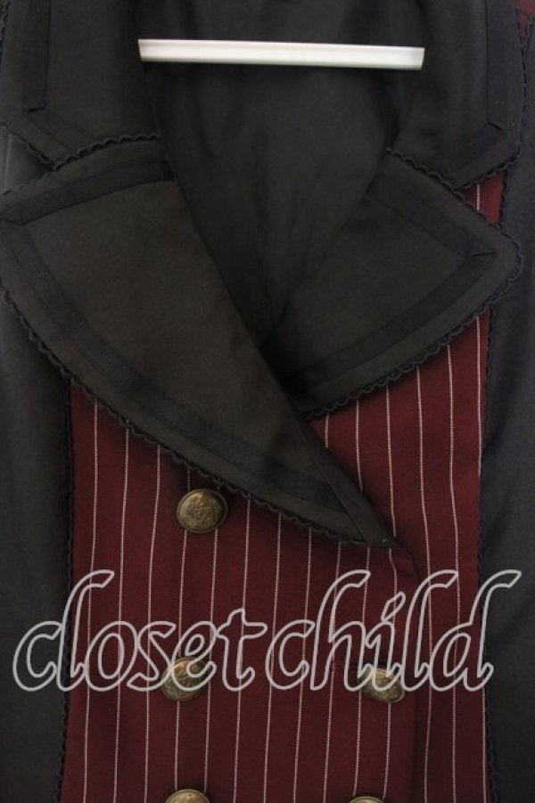 画像2: axes femme kawaii / 切替えベスト  ワイン×ブラック O-25-12-30-083-AX-TO-IG-OS (2)