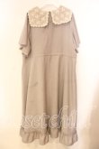 画像3: m petit by misako / レースセーラーワンピース 3L グレー O-25-12-30-087-LO-OP-OW-OS (3)