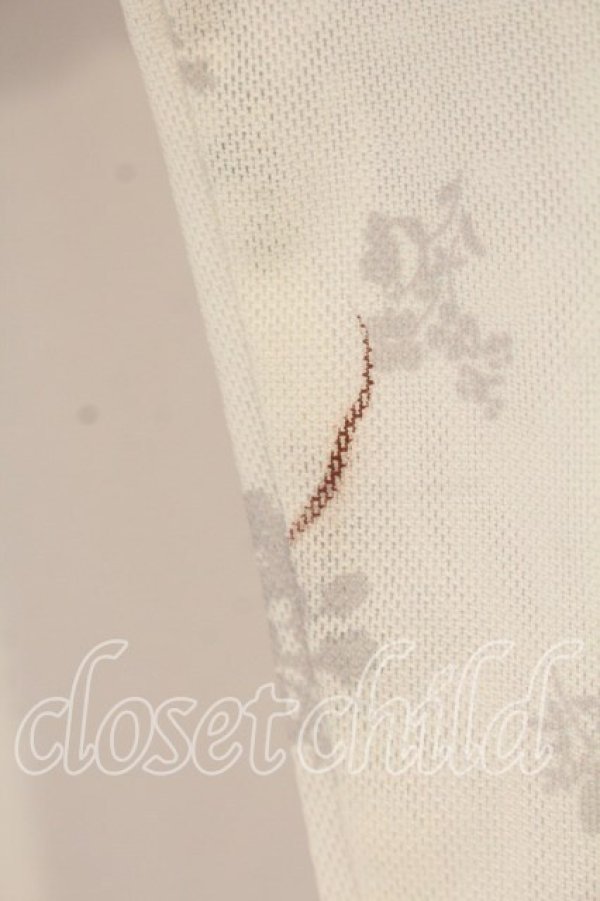 画像2: m petit by misako / 花柄シアープルオーバー 3L アイボリー O-25-12-30-089-LO-TO-OW-OS (2)