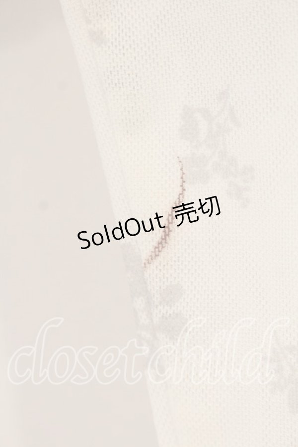 画像2: m petit by misako / 花柄シアープルオーバー 3L アイボリー O-25-12-30-089-LO-TO-OW-ZT483 (2)