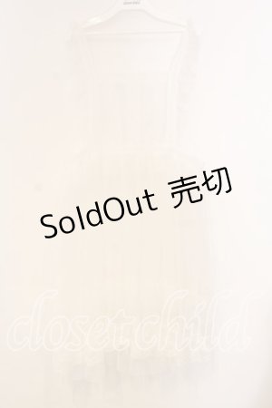画像: FLC / 星名桜子 hsチュールエプロンジャンスカ 3L シロ O-25-12-30-090-0-OP-OW-OS
