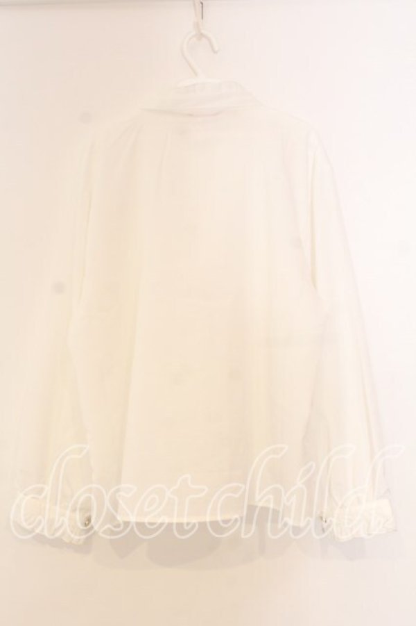 画像2: Virally / リボンタイブラウス 3L シロ O-25-12-30-091-0-BL-OW-OS (2)