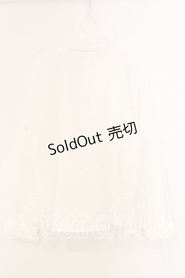 画像2: Virally / リボンタイブラウス 3L シロ O-25-12-30-091-0-BL-OW-OS (2)