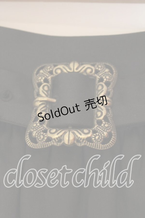 画像2: axes femme / ボリュームティアードスカート F クロ O-25-12-30-094-AX-SK-OW-OS (2)