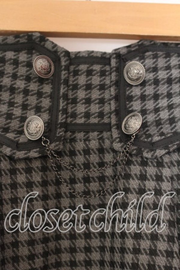 画像2: axes femme / ダブル釦フィッシュテールスカート F クロ O-25-12-30-098-AX-SK-OW-OS (2)