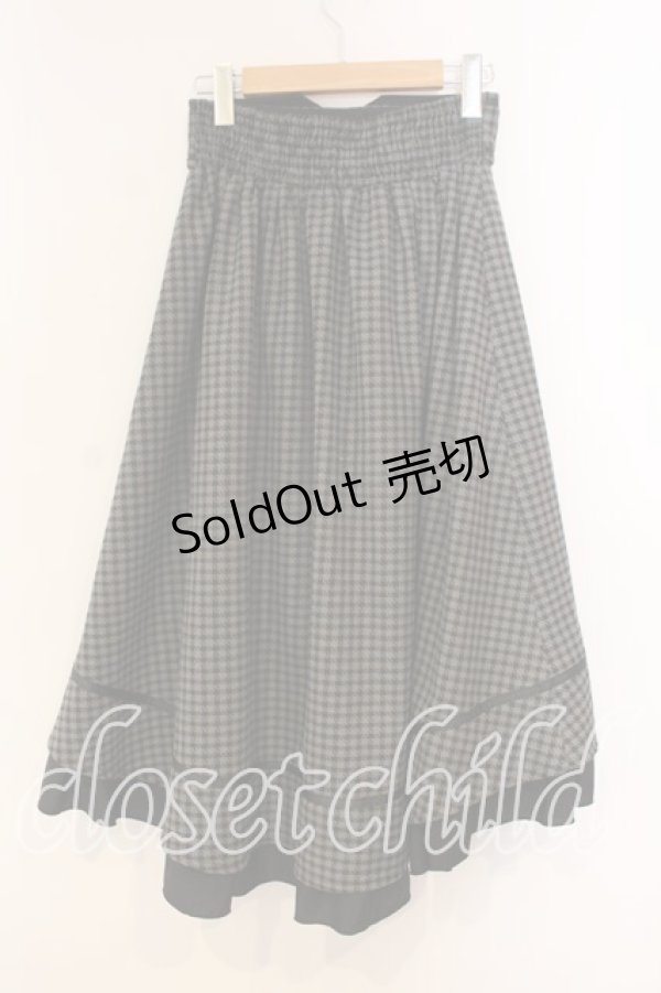 画像3: axes femme / ダブル釦フィッシュテールスカート F クロ O-25-12-30-098-AX-SK-OW-OS (3)