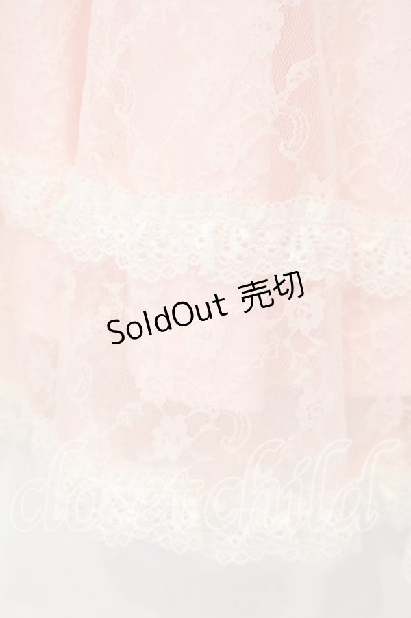画像3: Swankiss / 総レース長袖ワンピース F ピンク O-25-12-30-008-CA-OP-YM-OS (3)