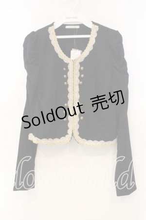 画像: axes femme / ナポレオン風カーデ M クロ O-25-12-30-109-AX-TO-OW-OS