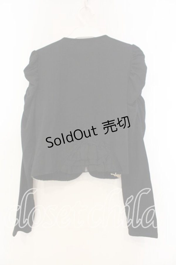 画像2: axes femme / ナポレオン風カーデ M クロ O-25-12-30-109-AX-TO-OW-OS (2)