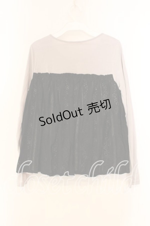 画像2: axes femme / ビスチェ風切り替えプルオーバー M クロ O-25-12-30-124-AX-TO-OW-ZT0105V (2)