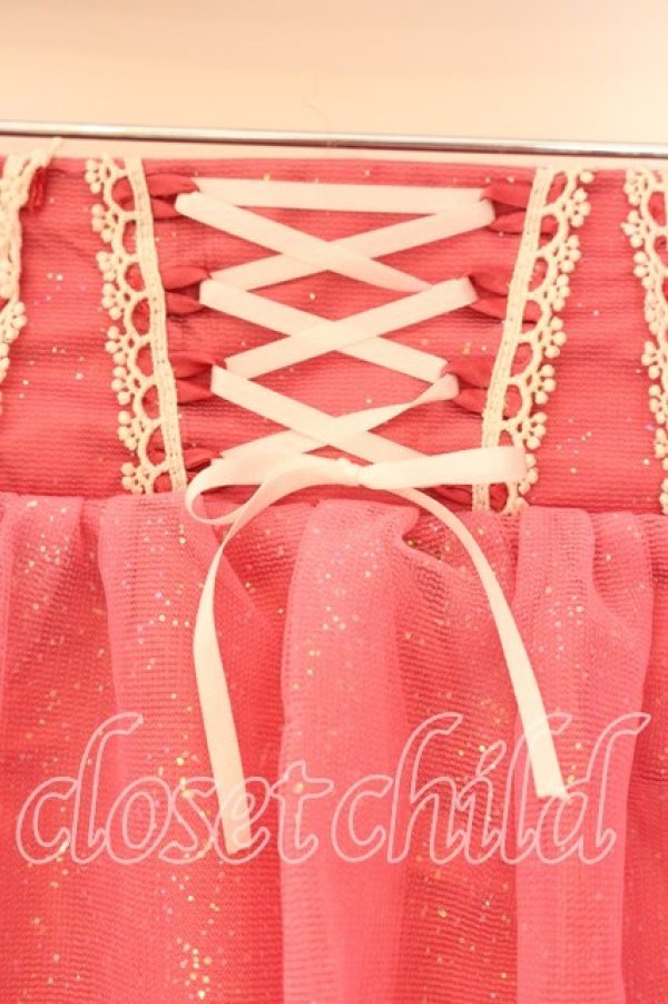 画像2: Swankiss / グリッターチュールスカート  ピンク O-25-12-30-014-CA-SK-YM-OS (2)