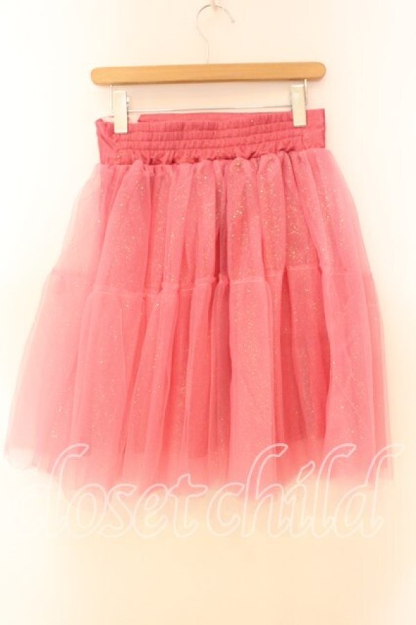画像3: Swankiss / グリッターチュールスカート  ピンク O-25-12-30-014-CA-SK-YM-OS (3)
