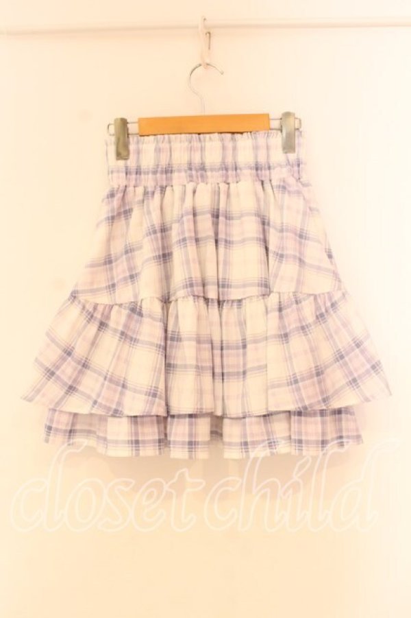 画像2: Alice Mashiro / TT*MAティアードミニスカート M ラベンダー O-26-01-05-036-0-SK-OW-ZT0107X (2)