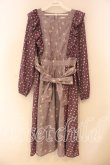 画像1: axes femme / 花柄切替ワンピース M ラベンダー O-26-01-05-038-AX-OP-OW-ZT0107X (1)