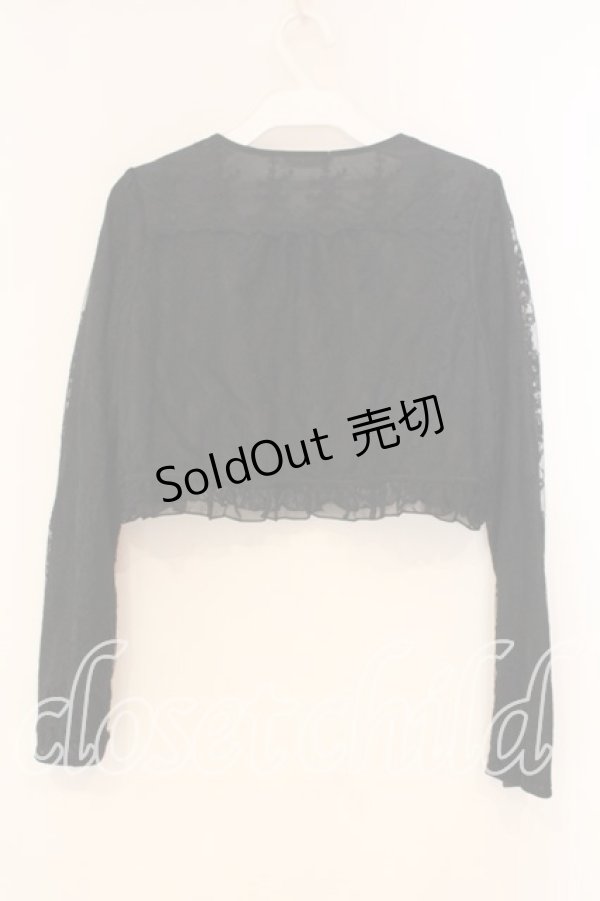 画像2: axes femme / レーシーボレロ M クロ O-26-01-05-056-AX-TO-OW-OS (2)