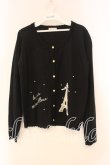 画像1: axes femme / エッフェル塔レースカーディガン M クロ O-26-01-05-059-AX-TO-OW-ZT0107X (1)