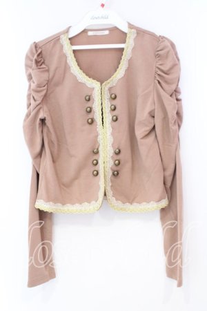 画像: axes femme / ナポレオン風カーデ M ピンク O-26-01-05-085-AX-TO-OW-ZT0107X