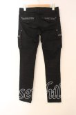画像2: GHOST of HARLEM / ストレッチスキニーカーゴパンツ M ブラック O-26-01-05-088-GL-TO-YM-OS (2)