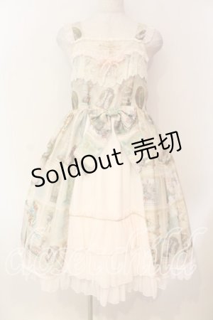 画像: BABY,THE STARS SHINE BRIGHT / St.Mary Holy Card 柄 Lily ジャンパースカート  ピンク O-26-01-05-013-BA-OP-OW-OS