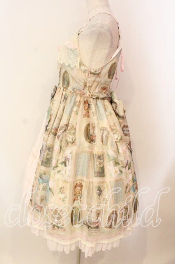 画像4: BABY,THE STARS SHINE BRIGHT / St.Mary Holy Card 柄 Lily ジャンパースカート  ピンク O-26-01-05-013-BA-OP-OW-OS (4)