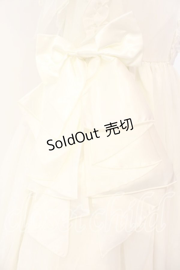 画像3: ATELIER PIERROT / ネージュ ドレス  オフホワイト O-26-01-08-021-EL-OP-IG-OS (3)