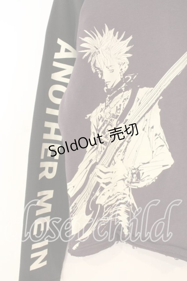 画像2: DONSMOKE / × NANA ラグランカットソー S パープル O-26-01-08-041-0-TO-IG-OS (2)